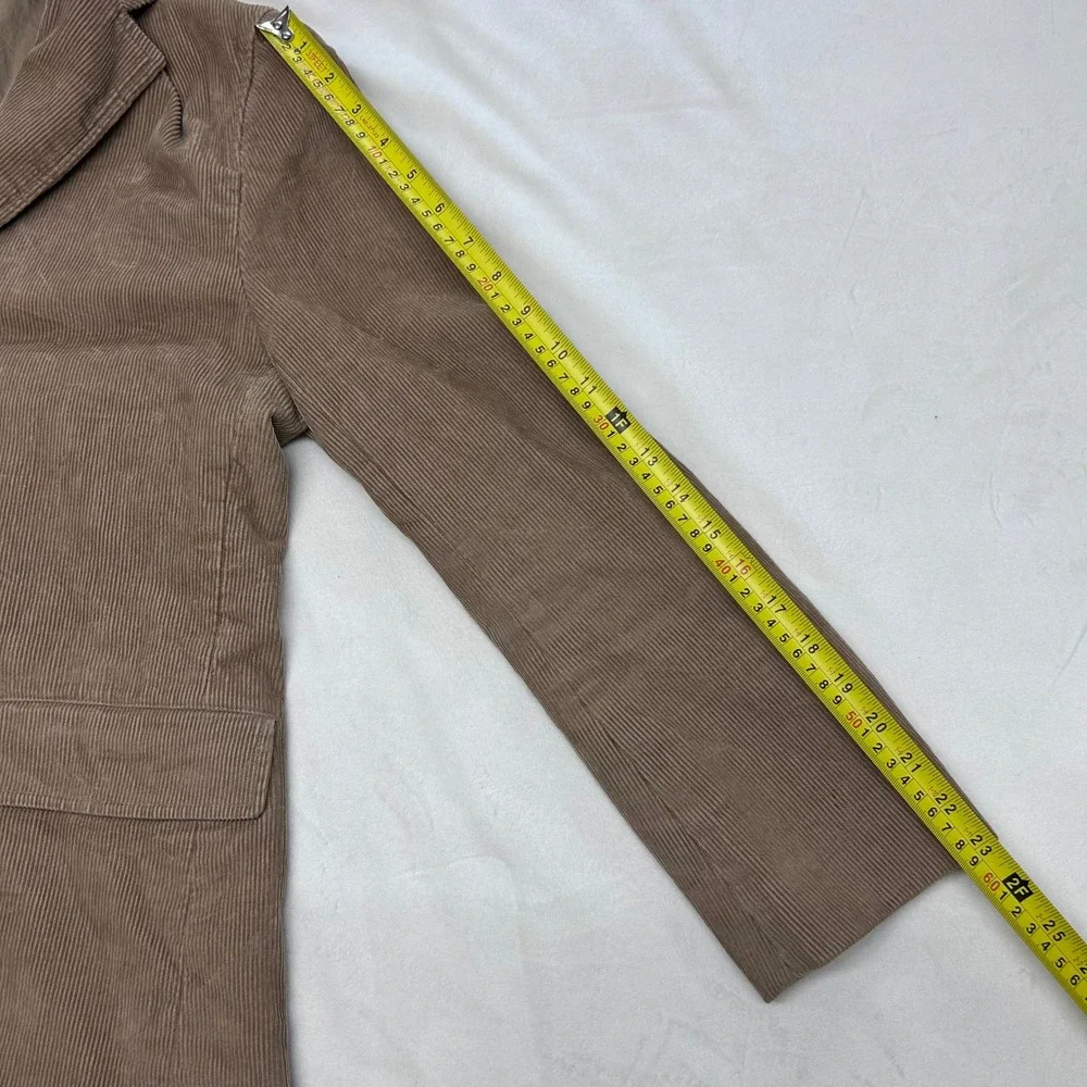 Banana Republic Mens Tan Brown Corduroy 3 Button Blazer Sport Coat 38S